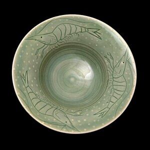 Pottery Shrimp Bowl by R. Turnage of Virginia